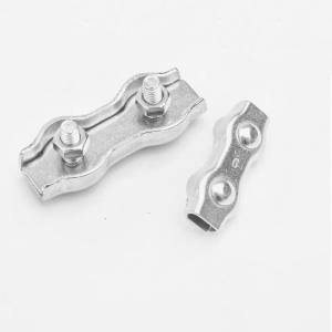 Duplex Malleable Rope Wire Clamp Stainless Steel Wire Clips