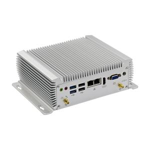 Best 12V Industrial Box PC X86 Embedded Computer Mini PC 6 COM 8 USB With RS232 RS485 RS422 wholesale