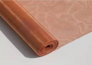 Best 99.8% 100 Mesh Copper Wire Mesh / Fabric 1m Width Non Magnetic wholesale
