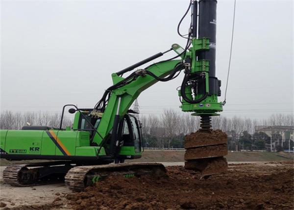 Cheap Excavator Bore Pile 50kNm Mini Sheet Pile Driver Drilling Machine For Construction Works for sale