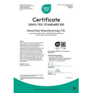 Hometeck International Limited Certifications