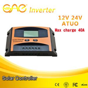Best 40A Solar Charge Controller with LCD Display intelligent pwm solar charge controller wholesale