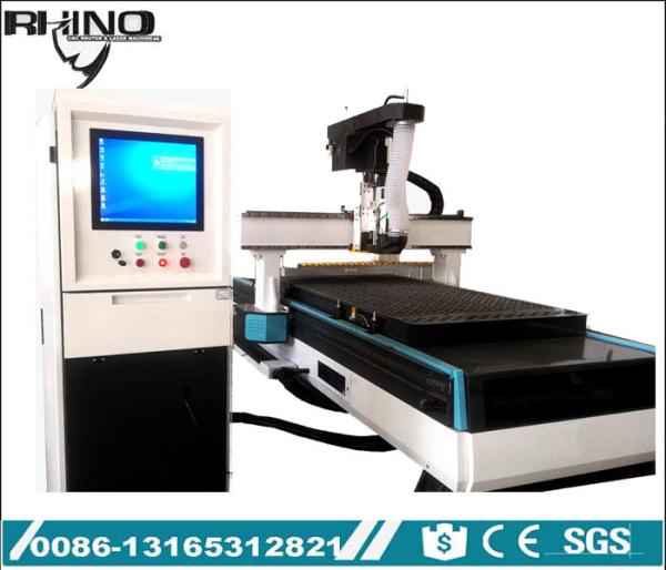 Cheap Wood CNC Router Engraver , ATC CNC Router with NK260 Program Automatic Linear Tool Changer Type for sale