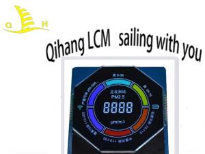 Best VA Black Round Shape 3.0V Monochrome VA 7 Segment Lcd Display Module wholesale