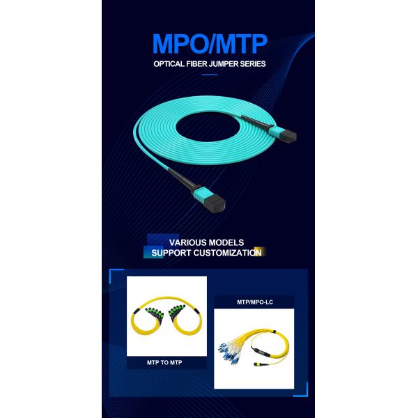 ISO9001 IEC TIA MPO MTP Cassettes Module 12 24 Fiber MPO To LC Cassette