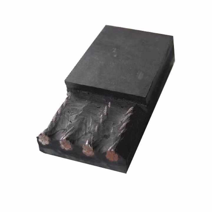 Black Anti-tear Steel Cord Conveyor Belt ST1000 Wire Rope Conveyor Belt For Heavy-Duty Applications