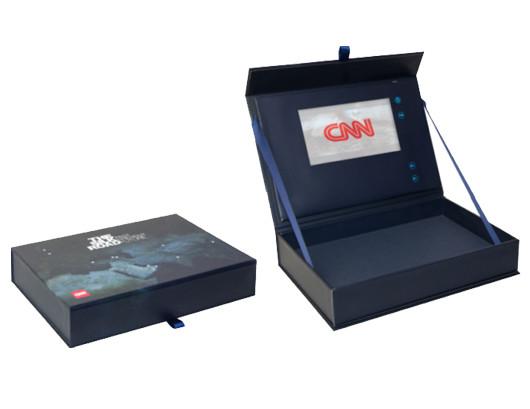 LCD video mailer box for corporate gift, LCD video screen package box for video marketing UK