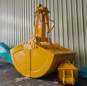 China Excavator Attachments Clamshell Bucket For Grab Sand Small Clamshe on sale