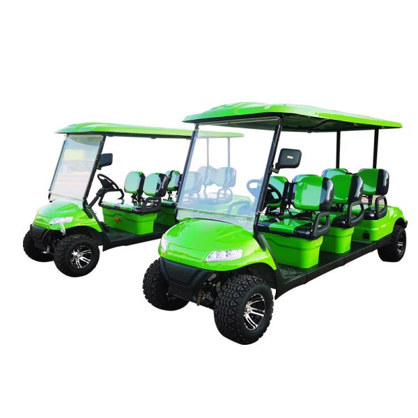 Cheap 590K Utility 6 Seater Golf Cart Off Road Tires For Club Hotel for sale