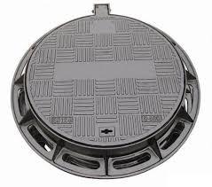 Best 500mm 600mm Manhole Cover , 5T Galvanised Steel Manhole Cover wholesale