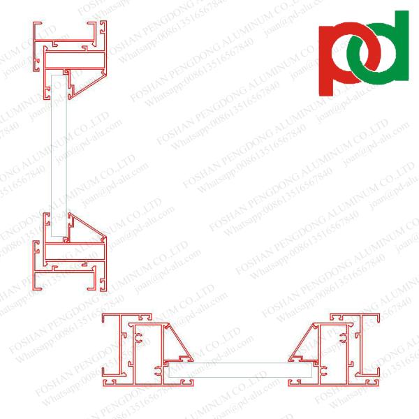 Decoiling Processing Service Aluminum Profile For Projecting Window Frame Door Window