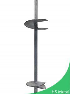 Prefabricated Galvanized Ground Screw Piles For House Ground Foundation