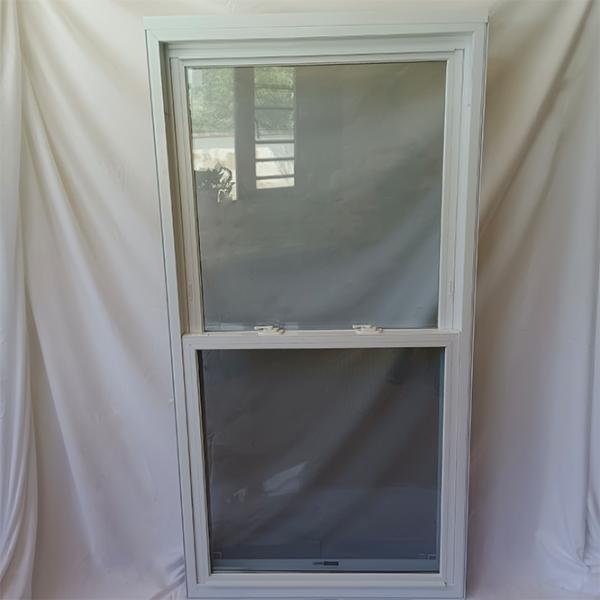 Cheap Traditional Villa Vinyl Windows Double / Single Hung UPVC Window for sale