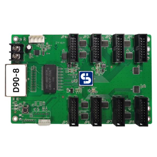 Universal Acceptance Card D90-8 with 8 HUB75E Interfaces 32 Scans Support LedSet3.0