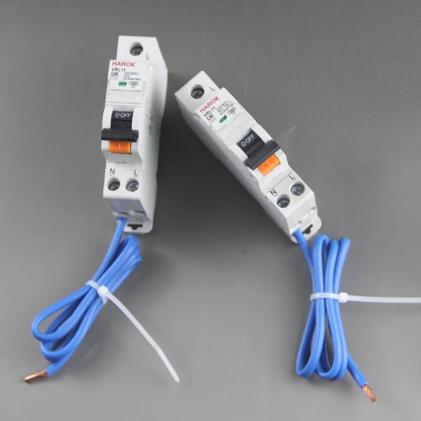 Cheap VRL11 1P+N Residual Current Operated Circuit Breaker With Over-Current Protection Rated Current From 5A To 40A for sale