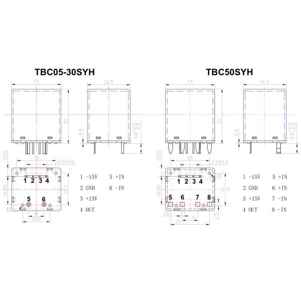Strong Anti-interference Capability Hall Effect Sensor Current For Frequency Converter Use