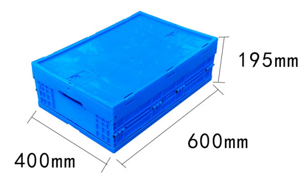 Solid Structure Collapsible Plastic Containers Color Customized