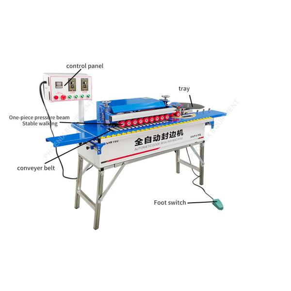 0.5-0.8Mpa Air Source Pressure Wood Edge Sealing Machine for Based Panels Machinery