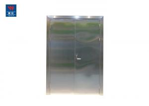 Best Stainless Steel Double Gates Fire Rated Steel Door Fire Resistant Door wholesale