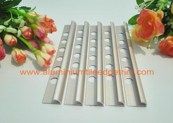 Cheap Metal Round Aluminium Tile Edge Trim for Decorative Bathroom for sale