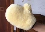 Double Sided Sheepskin Car Wash Mitt Pure Merino Long Wool For Car Cleaning