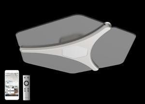 59W 6000LM LED Ceiling Lamp Three Petal Design Different Mode Optional High CRI