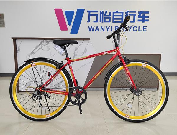 Cheap Aluminium Alloy Frame Road Bicycle 700C SHIMANO 6 Speed Adult Road Bike for sale