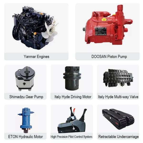 Komatsu PC1250-8 Hydraulic Pump OEM Replacement for Mining Excavators High Pressure