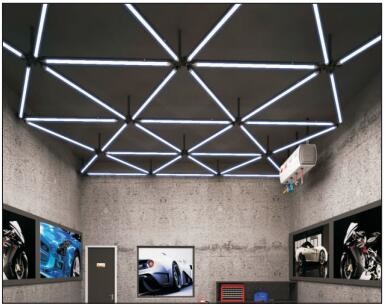 YF 2.35M Ceiling LED Linear Pendant Light High Brightness Excellent Design