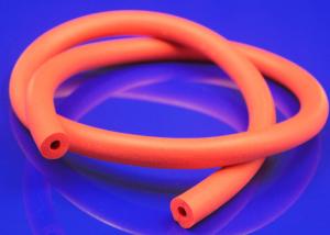Best Ultraviolet Resistance Silicone Sponge Tubing , Red Rubber Foam Insulation Tube wholesale