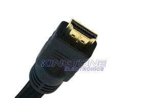 China Insulator Black Pin Gold HDMI Cable Molding PVC 063 45P HDMI 1.4 Cable For TV on sale