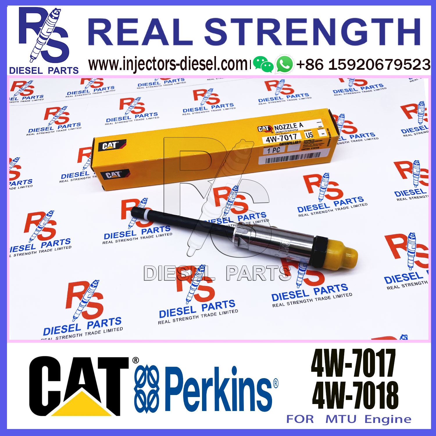 CAT Excavator Diesel Engine Parts 3406 3408 Pencil Injector 4W7019 4w7018 4W7017 4W-7019 4w-7018 4W-7017
