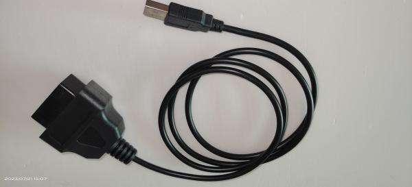 Cheap 12V 24V OBDII To USB Cable Female To 2.0A Male Plug Multipurpose for sale
