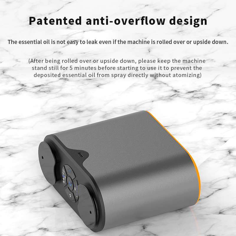 Cold Air Atomizing Diffuser Waterless Rechargeable Dual Nozzle