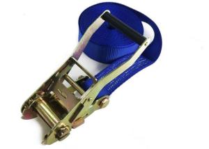 Polyester Heavy Duty Lashing Straps , Car Recovery Webbing Ratchet Straps