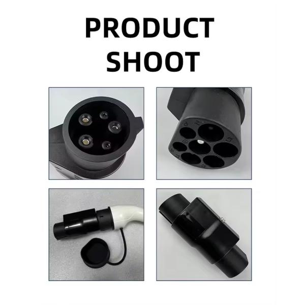 7Kw EV Car AC Adapter Type 2 to Type 1 Connector for Electric Vehicle High Compatibility