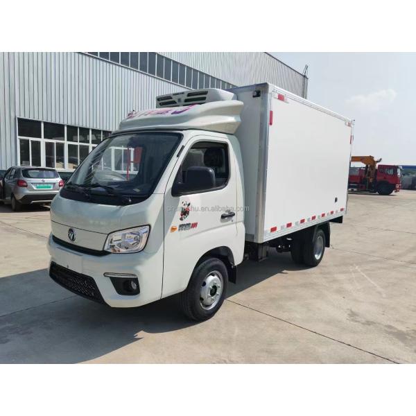 Foton Xiangling M1 Cold Truck Transport 3470mm Dimensions Cold Car Refrigerated Trucks