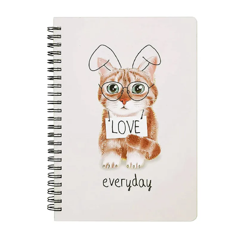 Wholesale customize Marketable Products Cheap 3D Lenticular Hardcover Sprial Binding Animal Notepad Notebook