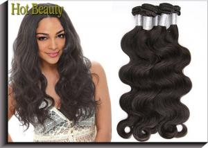 Best 10&quot;-30&quot; Peruvian Virgin Hair Natural Black Color 1b# / Peruvian 100 Human Hair Bundles wholesale