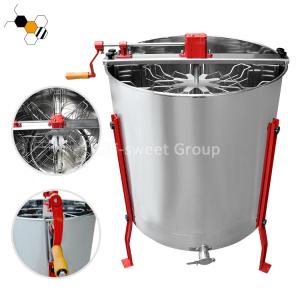 Best Stainless Steel 8 Frames Centrifuge Honey Manual Honey Extractor wholesale