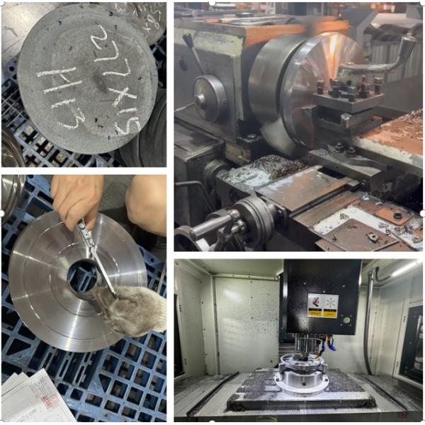 Customized Long Cone Floating Feed Flat Dies For Extruder Hole Size
