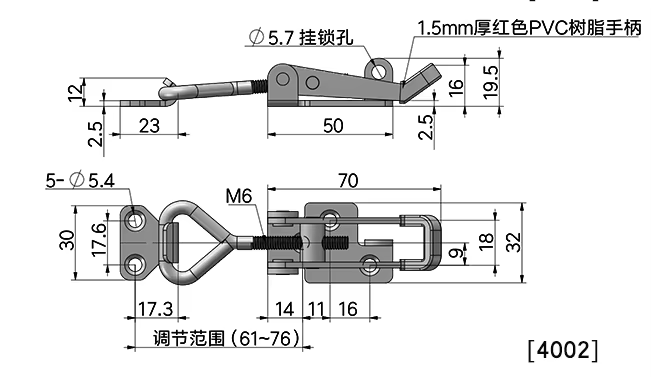 Toggle latch assembly and installation demonstration