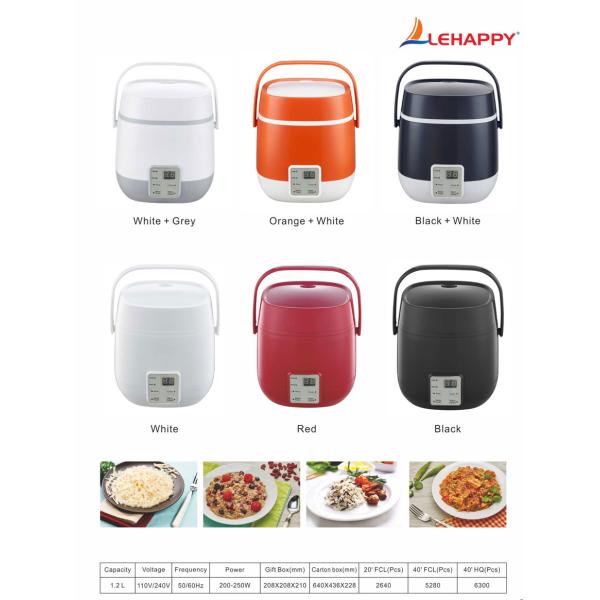 Elegant Small Digital Pressure Cooker Warming System Food Grade Material