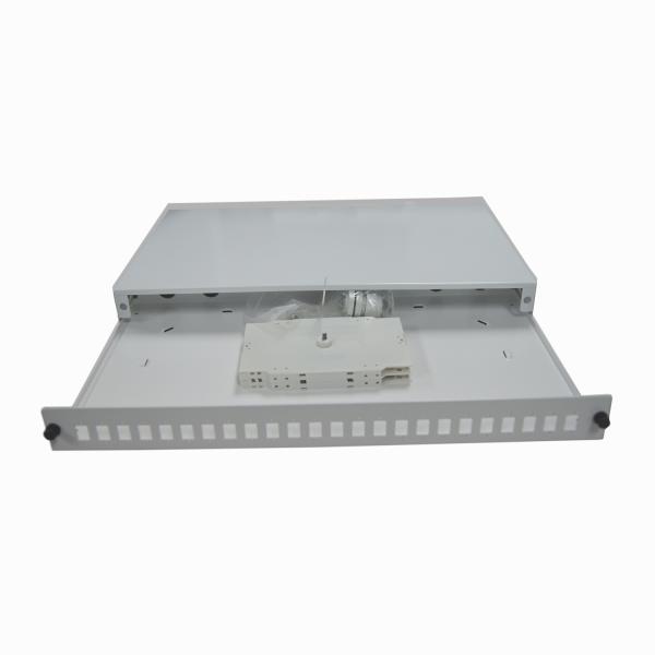 1U 19inch rack mount fiber optic patch panel sliding type drawer