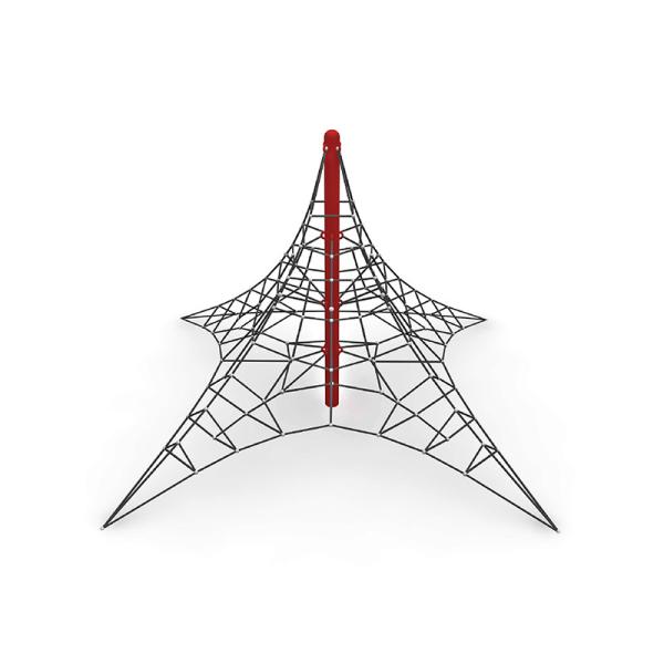 Cheap Pyramids Triangle Playground Climbing Net Lunar Shape For Kids for sale
