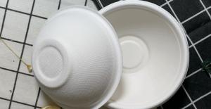 Biodegradable Disposable Paper Bowl, Wheat Straw Fast Food Bowl