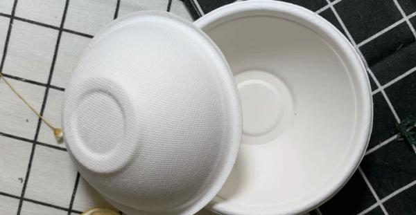 Cheap Biodegradable Disposable Paper Bowl, Wheat Straw Fast Food Bowl for sale