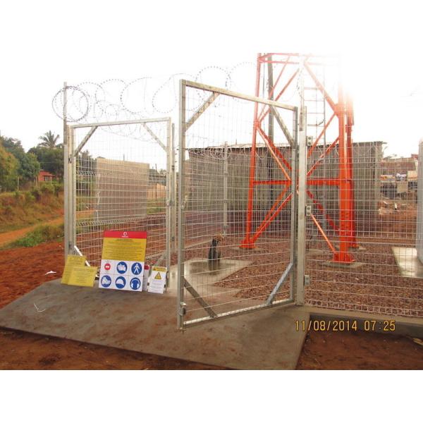 ISO-2001 2.4 M Wide Fence Panels , Anti Rust Diamond Wire Mesh Fencing