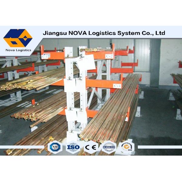 Heavy Duty Multi Layers Mezzanine Cantilever Racking Systems With Powder Coated