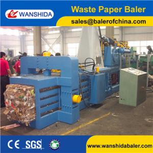 Best Heavy duty Waste Cardboards Balers supplier cardboard recycling compactor PLC control and conveyor belt wholesale